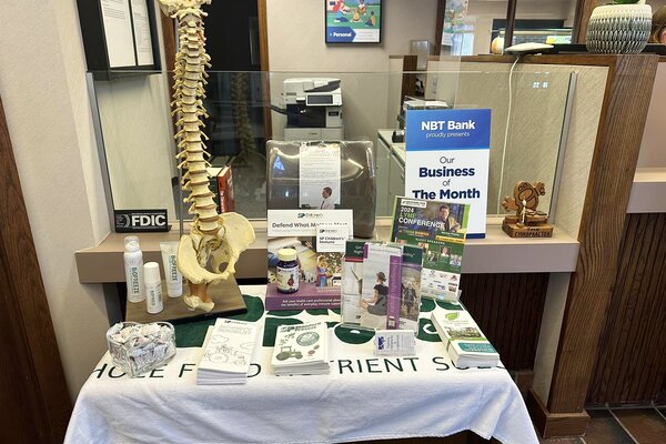 NBT Bank recognizes Najarian Chiropractic as Business of the Month